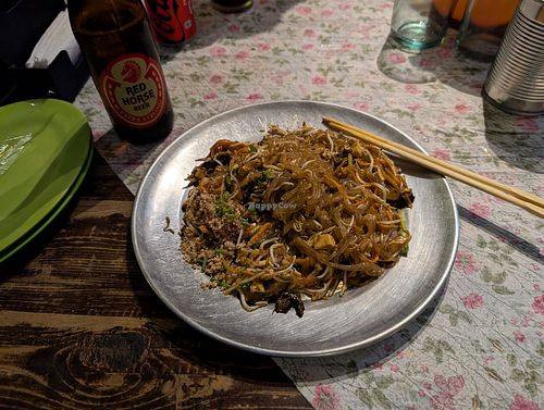 Separate section of veggie / vegan options, about five or so. Decent prices, I'd say fairly cheap for two of us (less than 1000 pho). Very tasty food at Crying Tiger Street Kitchen in Makati