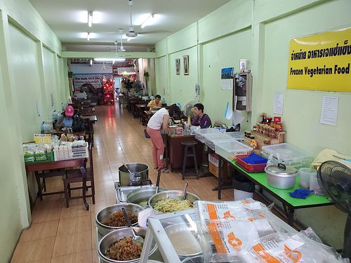Inside at Ruean Thong Veg Food in Hua Hin