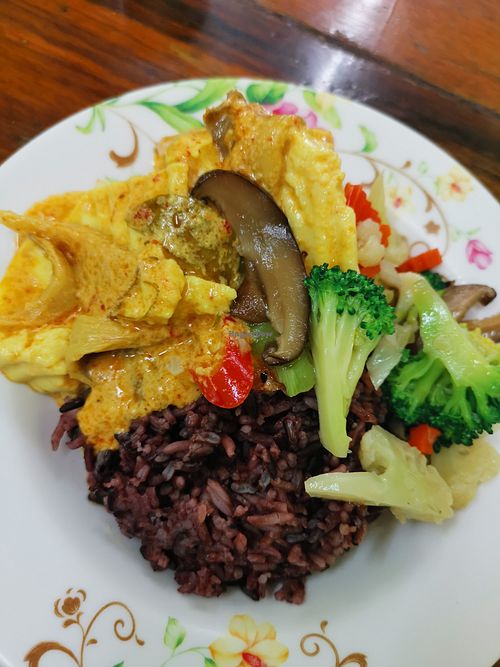 35thb 😍 at Ruean Thong Veg Food in Hua Hin