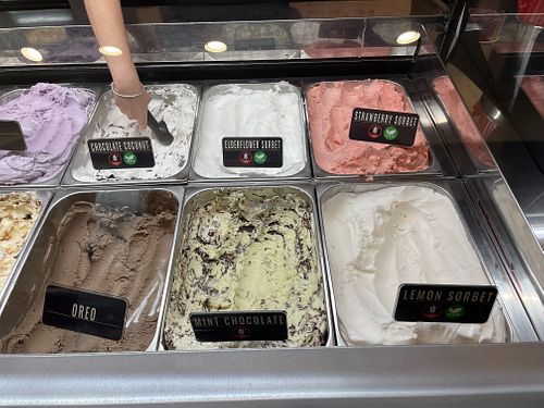 Vegan options   at Orange County Creamery  in San Clemente