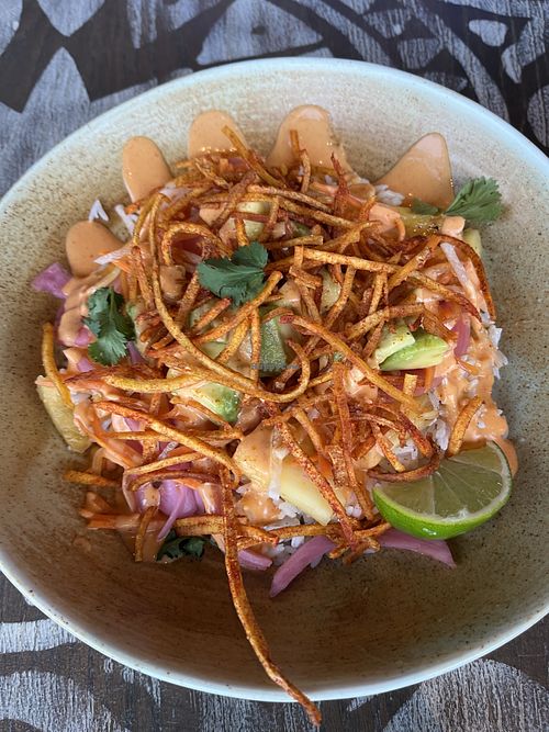 Poke Bowl  at Walt Disney World - Three Bridges in Lake Buena Vista
