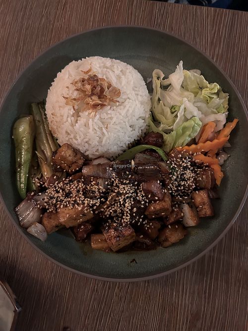 Rice dish with potatoes   at Mâm Chay in Dusseldorf