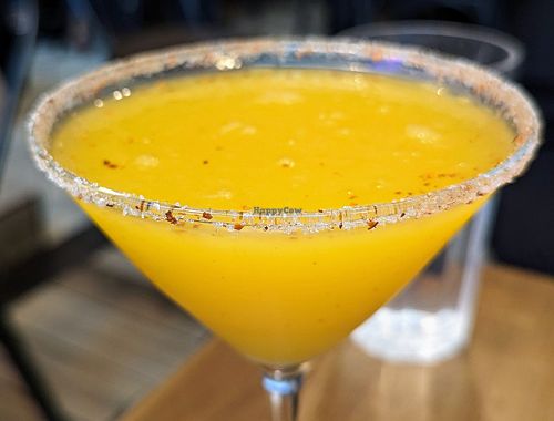 Mala mango drop at Biang Biang Noodles  in Seattle