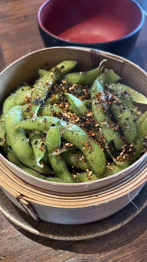Edamame  at Fudog in Wanaka