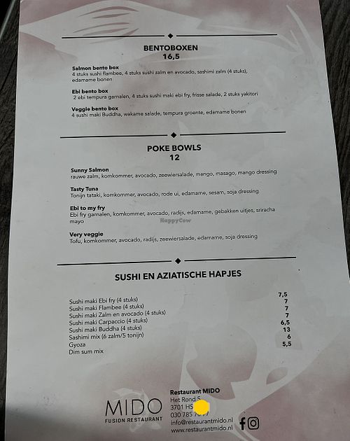  at Mido Fusion Restaurant  in Zeist