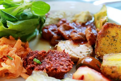 selection from the buffet at Vegelateria in Zurich