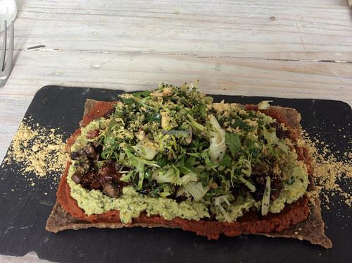 Raw Pizza. at Nama Artisan Raw Foods in West London