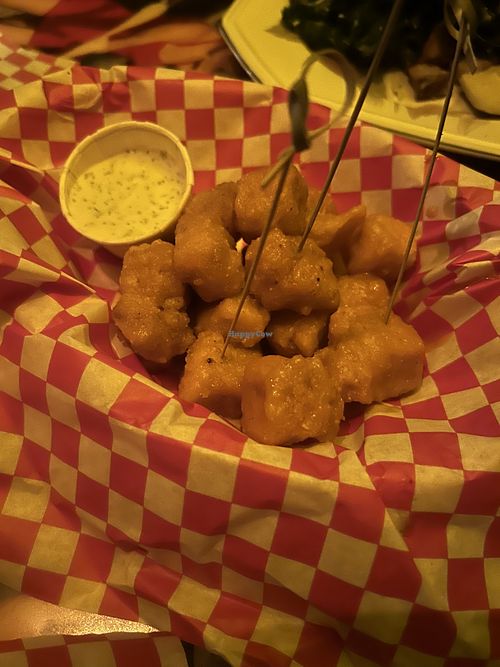 Buffalo tofu bites rule my lifee  at The Florida Room in Portland