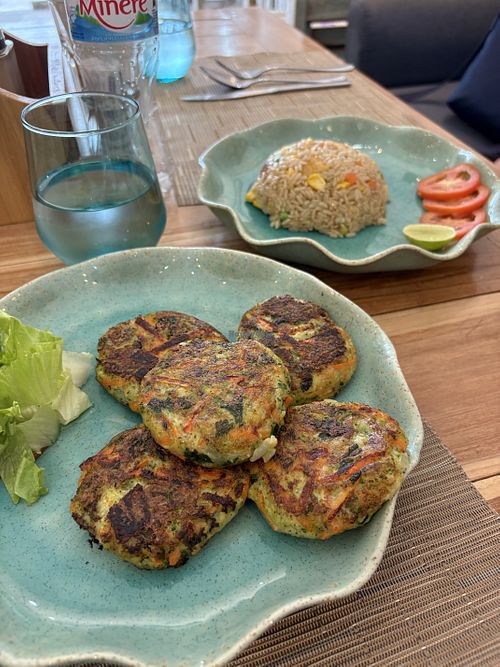 Tofu cakes  at Illumination Café in Koh Samui
