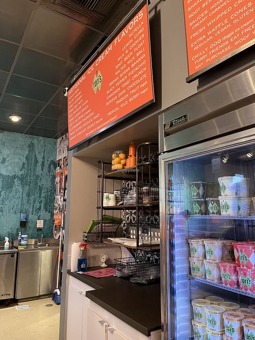   at Rori's Creamery in Santa Barbara