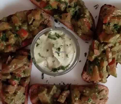 Very nommy bruschetta  at Carrots - Cloud Kitchen in Bangalore