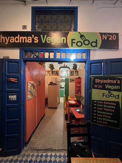 A great choice   at Shyadma's Vegan Food in Essaouira
