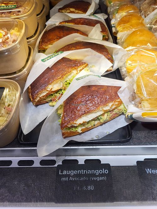 Pretzel sandwiches with Avocado at Furter in Aarau