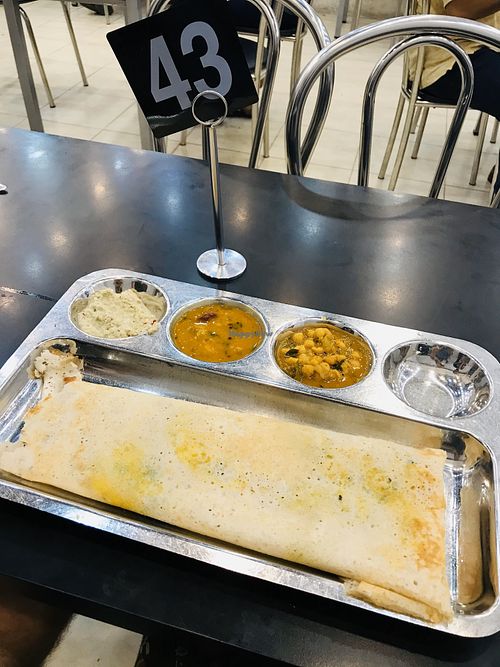 Masala dosa  at Balaji Dosai in Kandy
