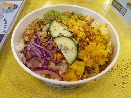 A vegan poke at Aloha Poké in A Coruna