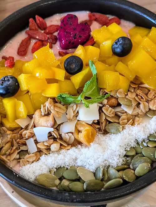 Strawberry kiss at Kia Ora Café in Koh Phangan