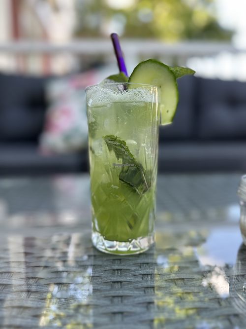 Cucumber Mint “ Nojito “   at Blossom & Root Kitchen in Danville