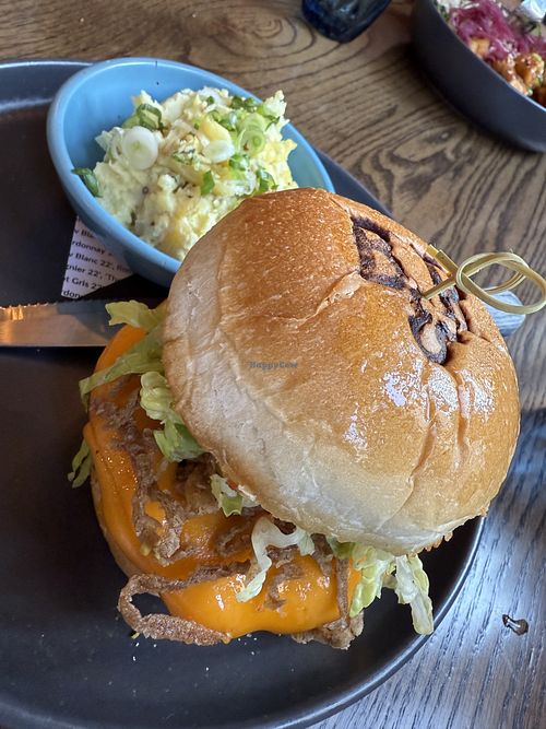 Burger   at Blossom & Root Kitchen in Danville