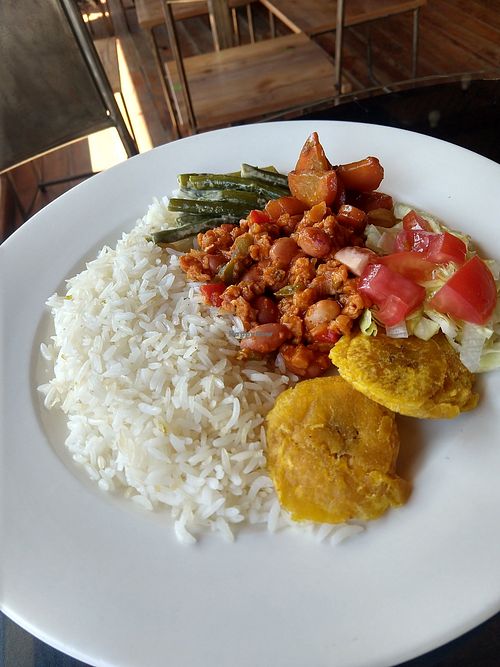 Meal of the day main plate at Kawá   in Quito