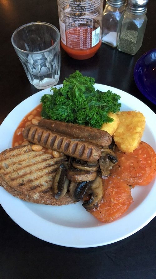 Full English breakfast at The Gallery Cafe in East London