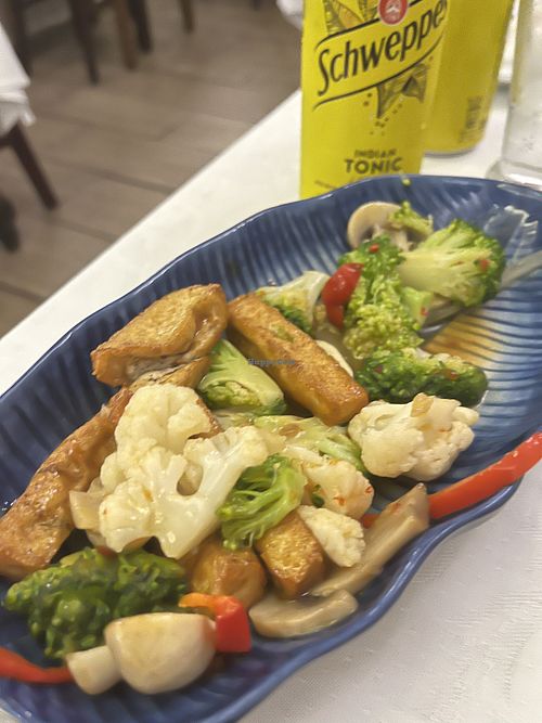 The vegetable dish   at La perle d'asie in Saint-tropez