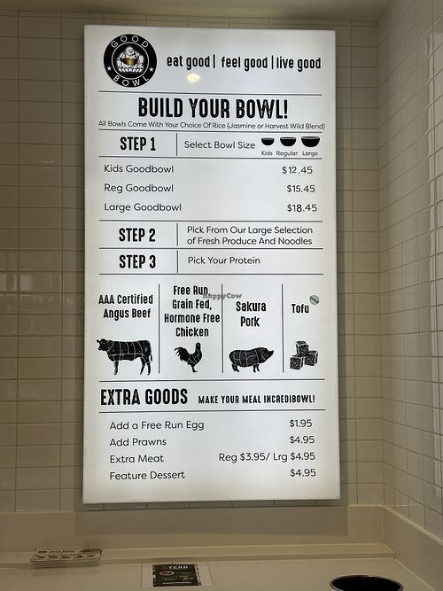 Build your own bowl  at Good Bowl in Richmond
