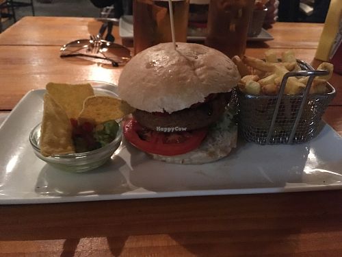 Vegana which is the vegan on the meny. Others can be made vegan. at Zombie Bar in Madrid