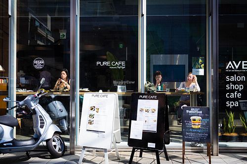 Pure Cafe Entrance  at Pure Cafe in Tokyo