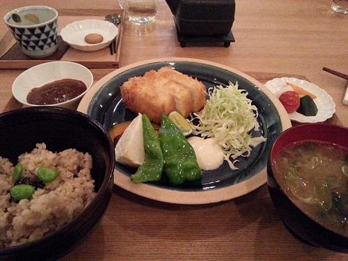 Okinawa tofu at Pure Cafe in Tokyo