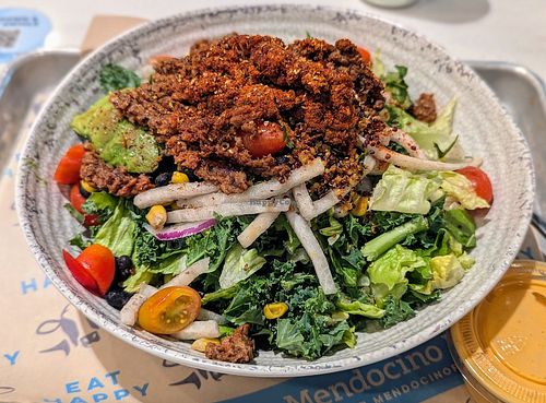 Vegan taco salad at Mendocino Farms - Westlake Ave in Seattle