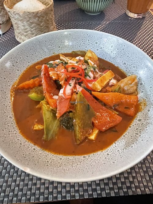 Vegan Paneang Curry  at Giggling Squid - Harborne in Birmingham
