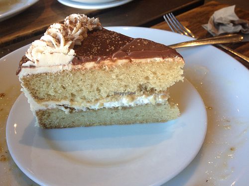 Tiramisu cake at Timeless Coffee Roasters and Bakery in Oakland