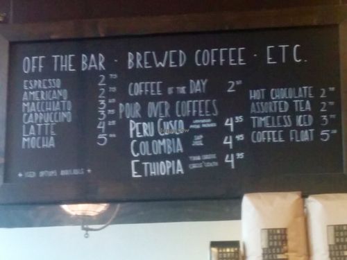 Coffee at Timeless Coffee Roasters and Bakery in Oakland