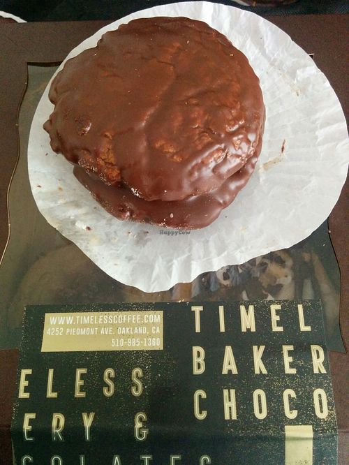 Tasty moon pie, cause moon is full tonight at Timeless Coffee Roasters and Bakery in Oakland