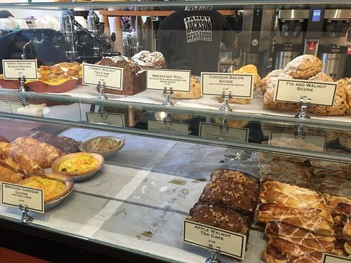 Pastry section at Timeless Coffee Roasters and Bakery in Oakland