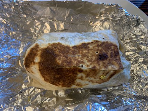Breakfast burrito…forgot to get pics of the inside.  at Timeless Coffee Roasters and Bakery in Oakland