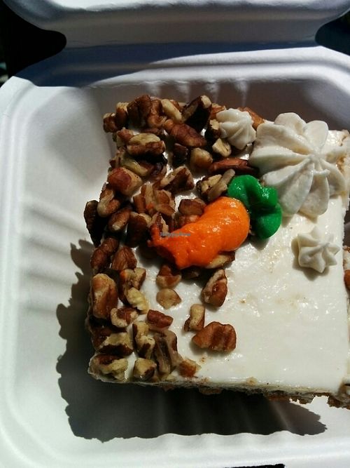 carrot cake at Timeless Coffee Roasters and Bakery in Oakland