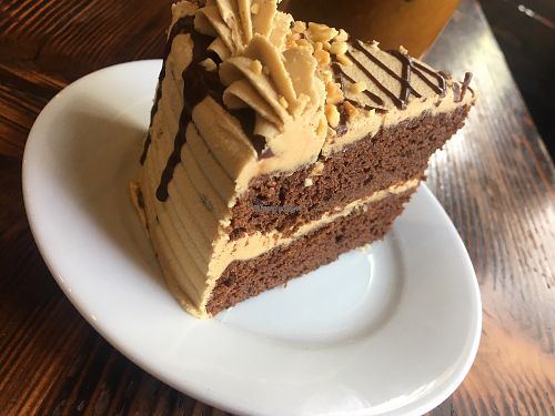 Peanut butter cake  at Timeless Coffee Roasters and Bakery in Oakland