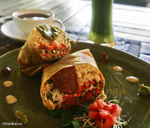 Burrito  at Atsumi Raw Cafe in Phuket