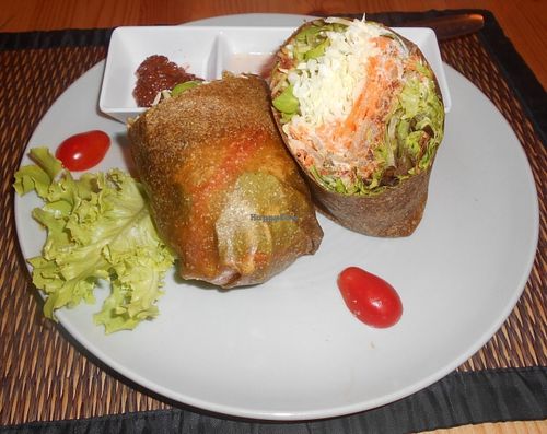 Atsumi Raw Cafe - burrito fantastic! at Atsumi Raw Cafe in Phuket