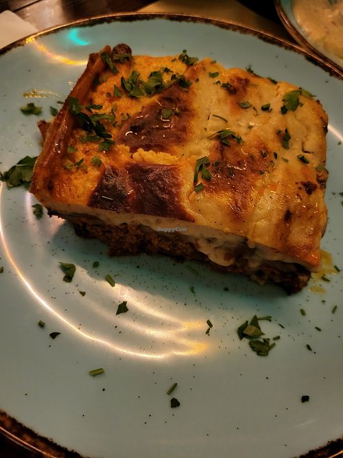Moussaka at Los V in Athens