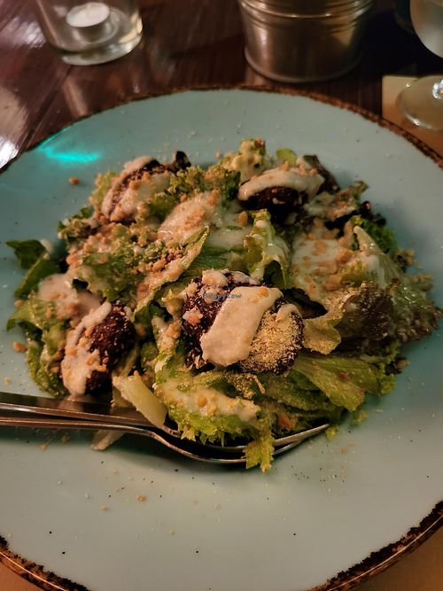 Ceasar's salad at Los V in Athens