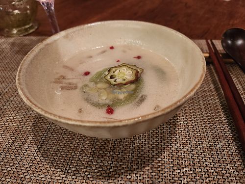 Loofah coconut soup at A Heavenly Kitchen  in Yakushima