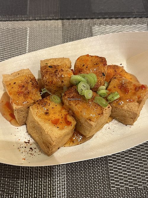 Fried tofu appetizerr  at Sakura House in Sete
