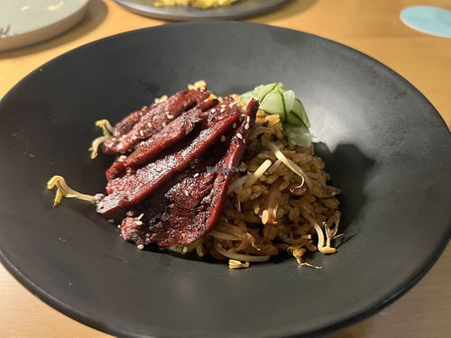 Kimchi seitan   at Gusto Creciente  in Lima