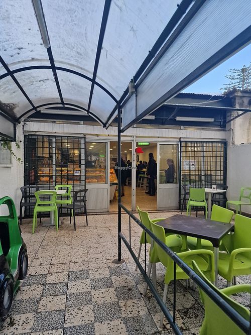Entrance at Pastelaria de Santo António in Costa Da Caparica