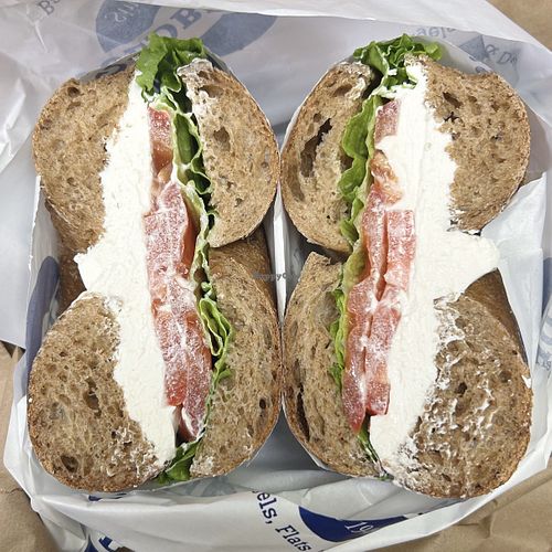   at Goldbergs Famous Bagels in East Hampton