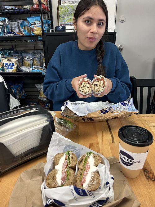   at Goldbergs Famous Bagels in East Hampton