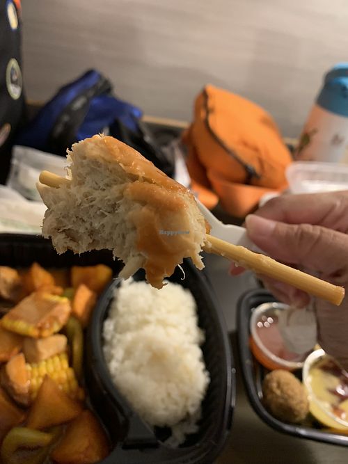 This is what the drumsticks look like inside   at Cisu Vegan House in Hanover