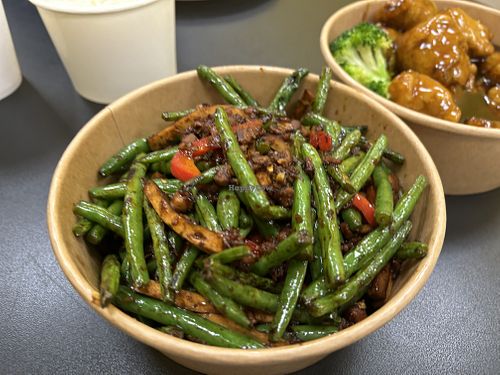 French beans stif fry  at Cisu Vegan House in Hanover